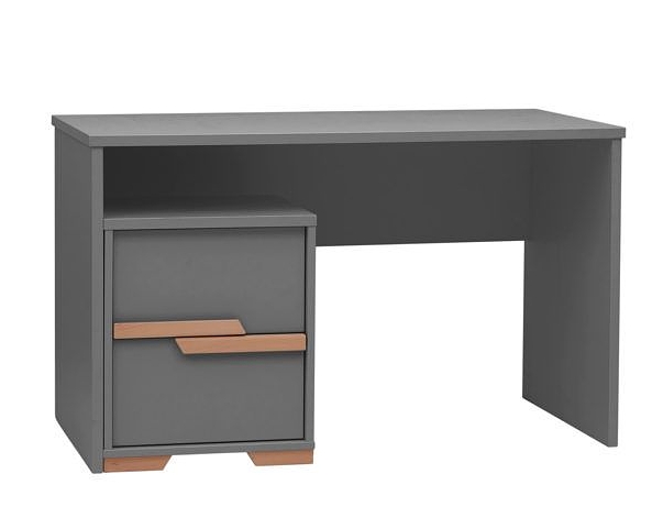 Pinio Snap desk with container / grey