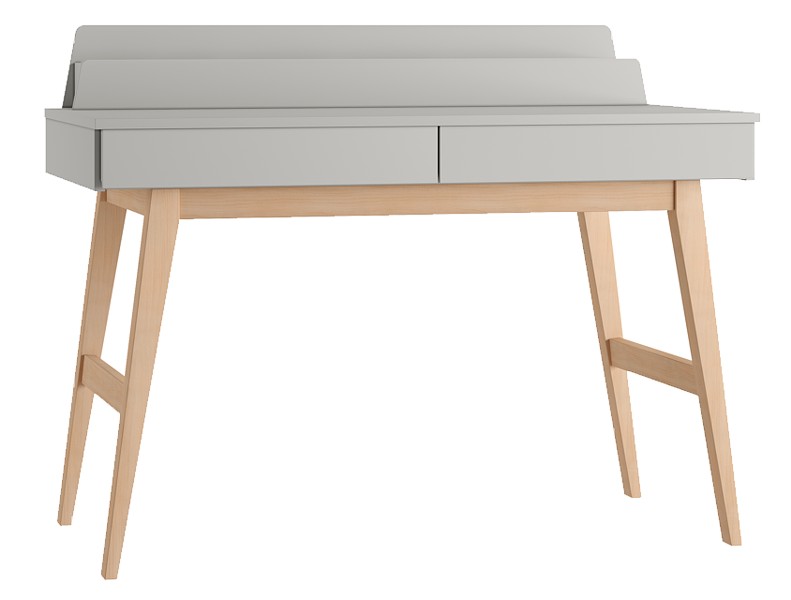 Pinio Swing Schreibtisch hoch mit Organisator grey
