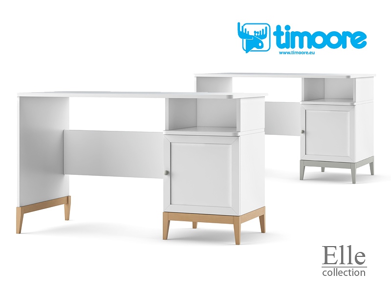 Timoore Elle desk with container