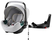 Britax ROMER Baby-Safe 3 i-Size Nordic Grey + baza isofix Flex iSense (0-13kg) 2021 / KURIER GRATIS