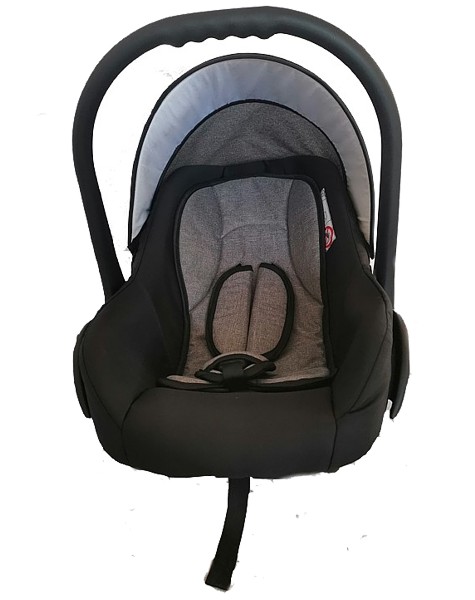 WYPRZEDAŻ! Fotelik Carlo (0-10 kg) Black Grey / Wysyłka 24h