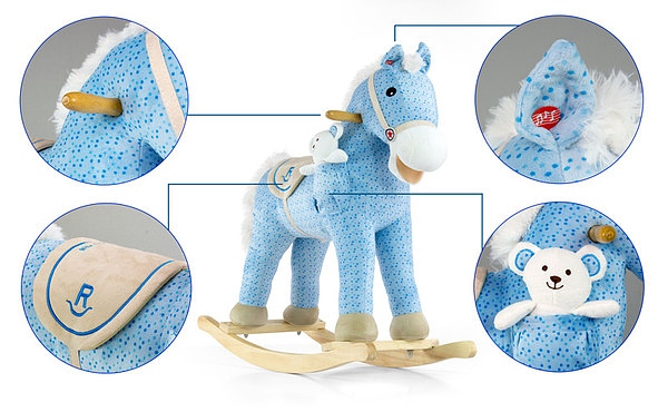 Milly Mally Pferd Pony blau