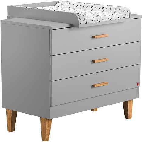 Baby Vox Lounge chest + changing table solid wood / colour graphite