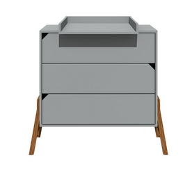 Bellamy Lotta chest 3 drawers with changing table / colour grey