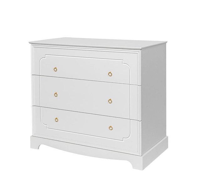 Bellamy Royal 3 drawers chest / colour timeless white