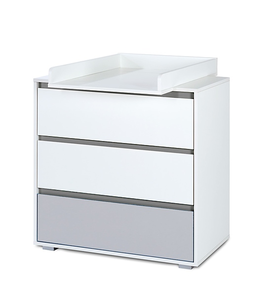 Klupś Dalia Gray chest of drawers with changing table