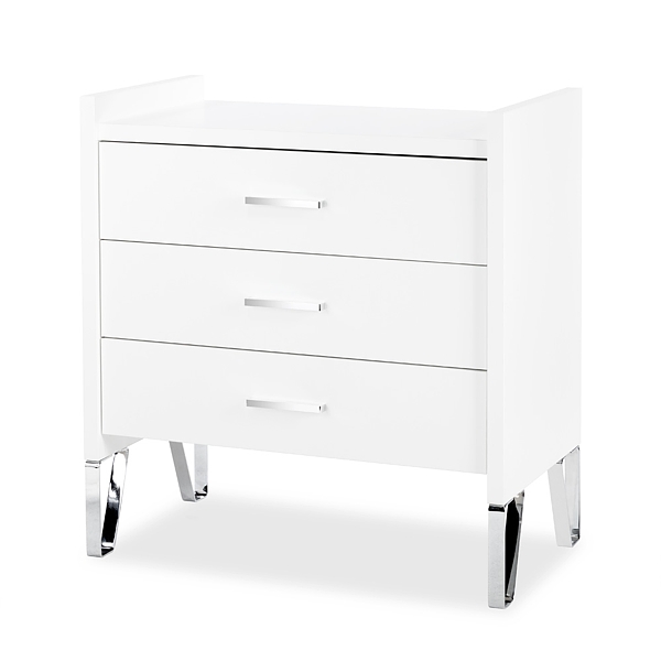 LittleSky by Klupś Blanka chest 3 drawers / colour white