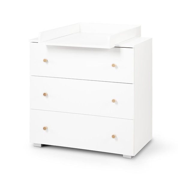 Klupś Karolina chest of drawers with changing table white-pine