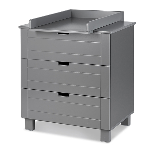 Klupś Iwo chest with changing table / colour graphite