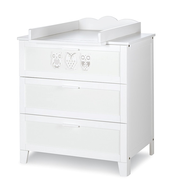Klupś Marsell chest of drawers with changing table solid wood