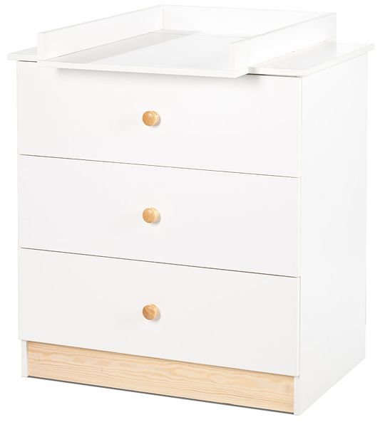 Klupś Willy chest of drawers with changing table white-pine