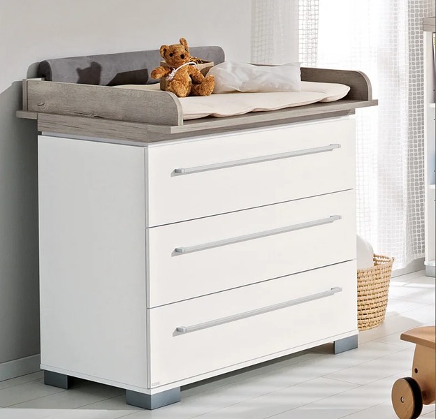 Paidi Kira chest of drawers solid wood + changing table