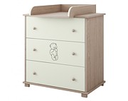 Pinewood Ptilou chest of drawers + changing table - Click Image to Close
