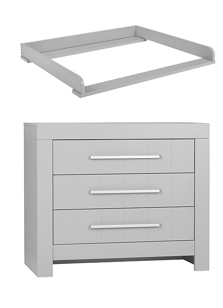 Pinio Calmo chest with changing table / colour grey