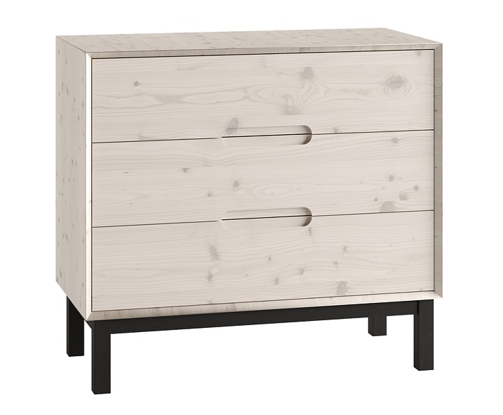 Pinio Country chest of 3 drawers (solid wood)