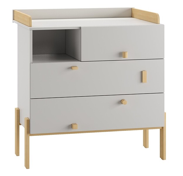 Pinio Cube chest of 3 drawers with changing table