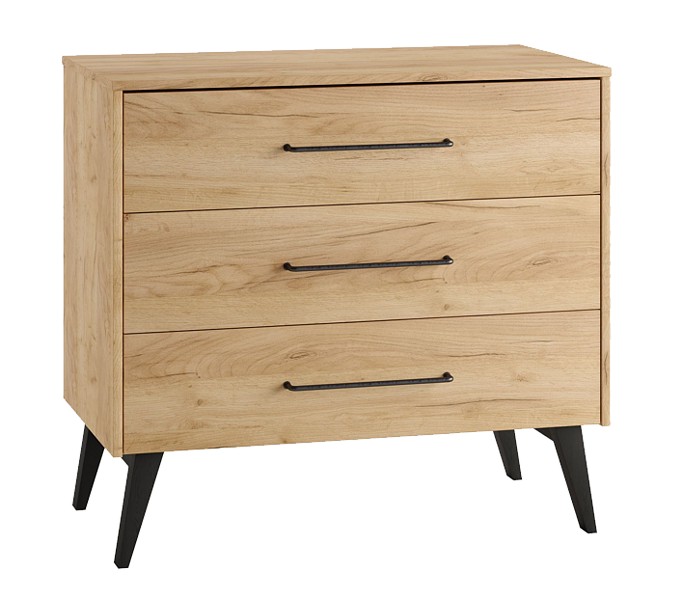 Pinio Retro chest of 3 drawers