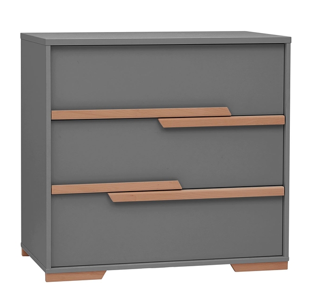 Pinio Snap chest with changing table / grey