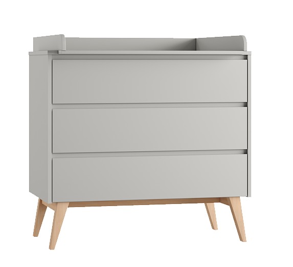 Pinio Swing chest of 3 drawers with changing table