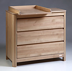 Troll Sun Chest with changing table of solid massive wood / color natural - Click Image to Close