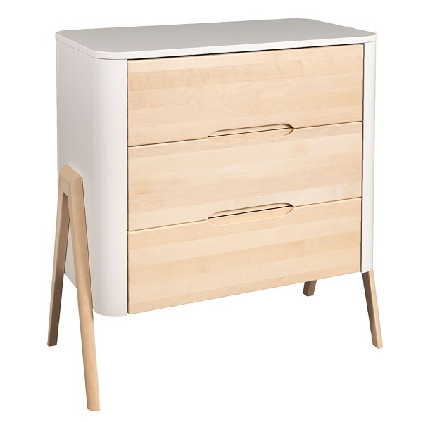 Troll Torsten chest of drawers / colour white/natural wax
