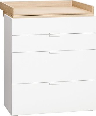 Baby Vox 4 You chest with changing table solid wood white