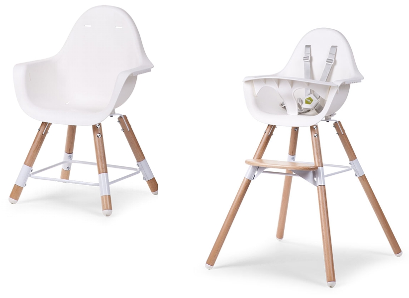 Childhome Evolu 2 Baby high chair 2022/2023 Naural White