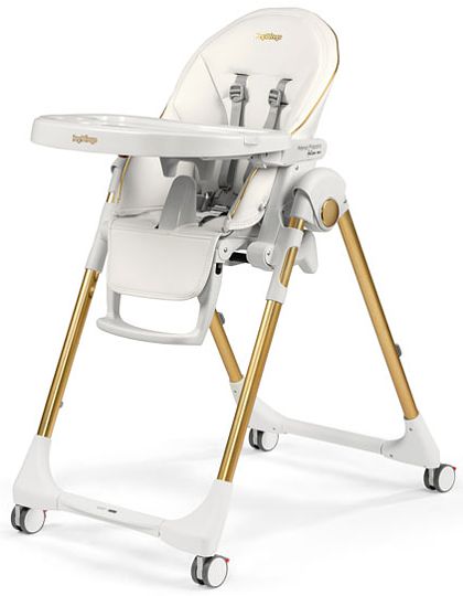 SALE! Peg-Perego Prima Pappa Follow Me Special Edition Baby high chair GOLD 24h