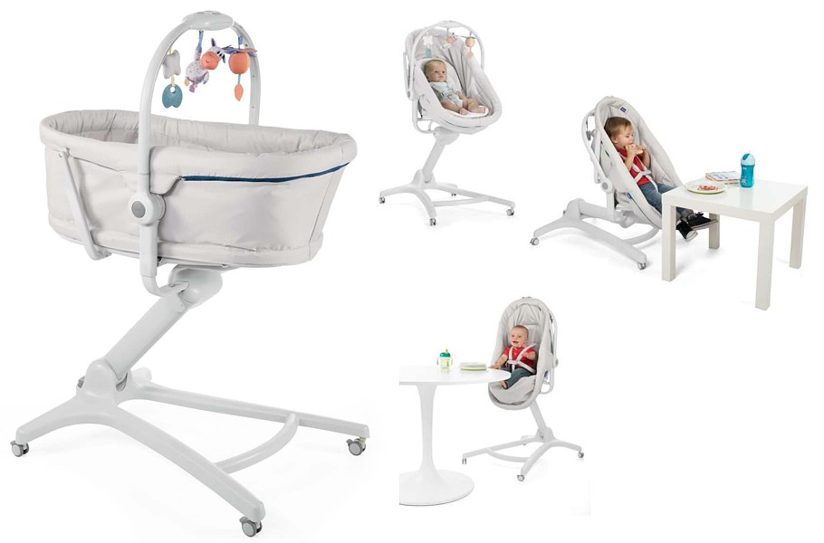 Chicco BABY HUG 4in1 (crib + cradle + bouncer + baby high chair/ seat) 2022/2023