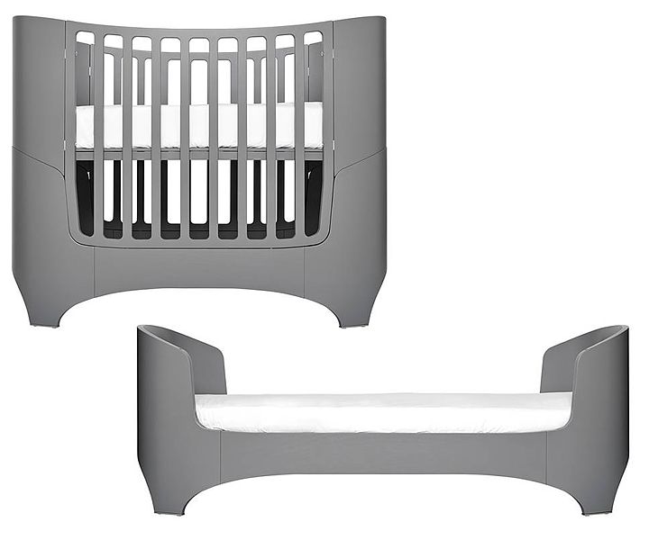 Leander Classic crib 120-150x70cm grey