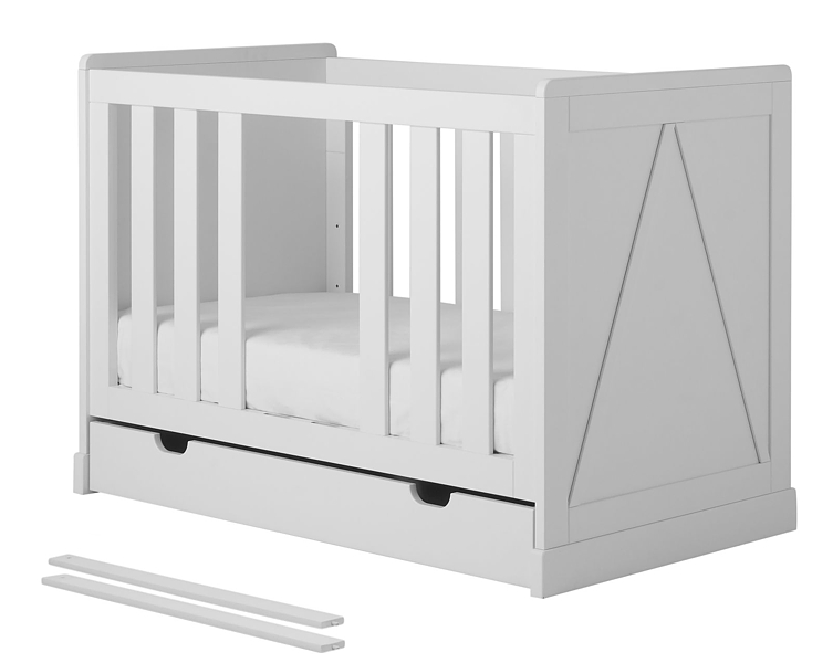 Pinio Marie crib with drawer 120x60cm