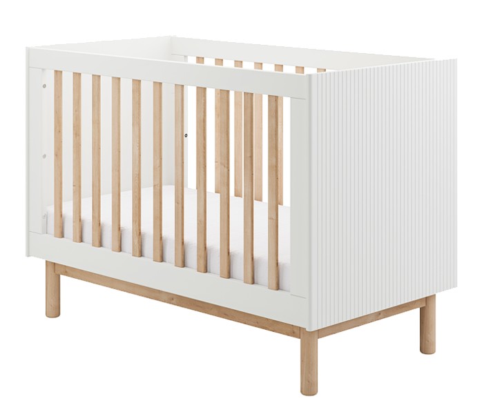Pinio Miloo crib white 120x60 cm