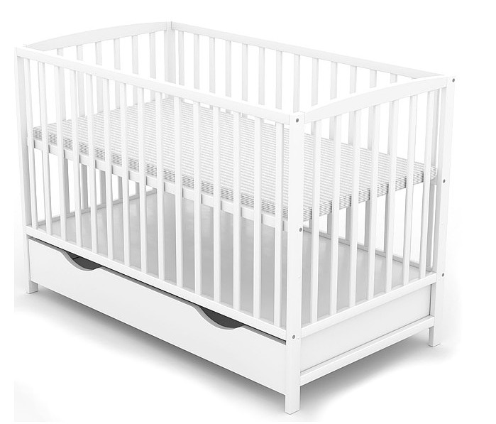 Skrzat Arco Baby cot with drawer 120x60