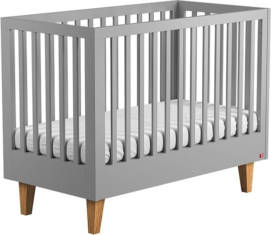 Baby Vox Lounge cot convertible to junior bed 140x70 cm of solid wood / colour graphite