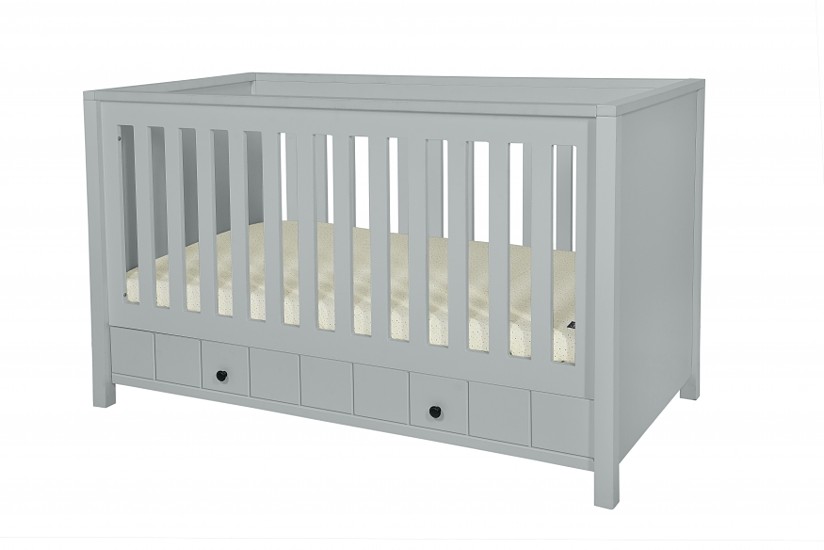 Novelies Allpin crib with sofa function 140x70 with drawer / colour grey