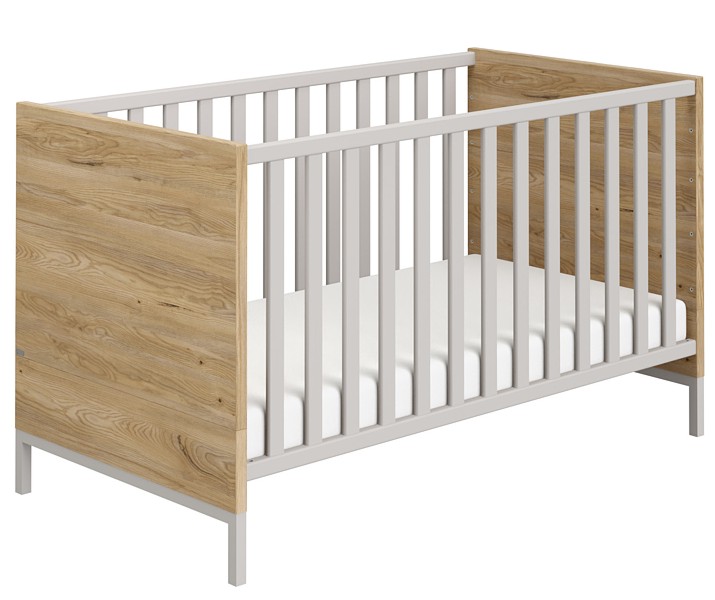 Paidi Benne baby crib 140x70 with frame AIRWELL Comfort solid wood