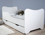 TopBeds Happy Kitty- white  łóżeczko z szufladą 140x70 (2% taniej przy przedpłacie)