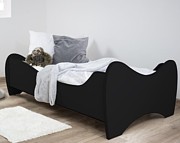 TopBeds  Midi Color black (łóżko + materac) 140x70 (2% taniej przy przedpłacie)