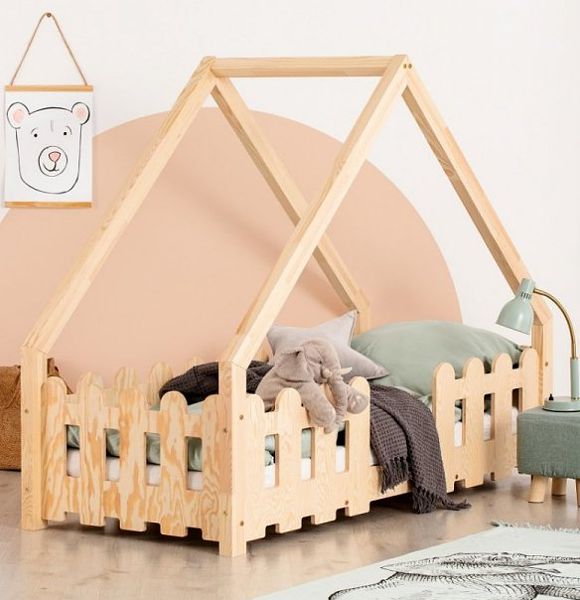 Adeko Kids Diego łóżko dziecięce domek (wybór rozmiaru od 70x140cm do 70x170cm)