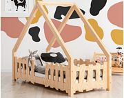 Adeko Kids Gato łóżko dziecięce domek (wybór rozmiaru od 70x140cm do 70x180cm) - Kliknij na obrazek aby go zamknąć