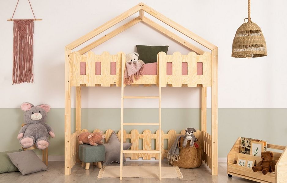 Adeko Kids Kaiko PA łóżko piętrowe (wybór rozmiaru od 90x140cm do 90x200cm)