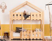 Adeko Kids Kaiko P łóżko piętrowe (wybór rozmiaru od 90x140cm do 90x200cm) - Kliknij na obrazek aby go zamknąć