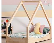 Adeko Kids Loca D łóżko dziecięce domek (wybór rozmiaru od 70x140cm do 70x200cm) - Kliknij na obrazek aby go zamknąć
