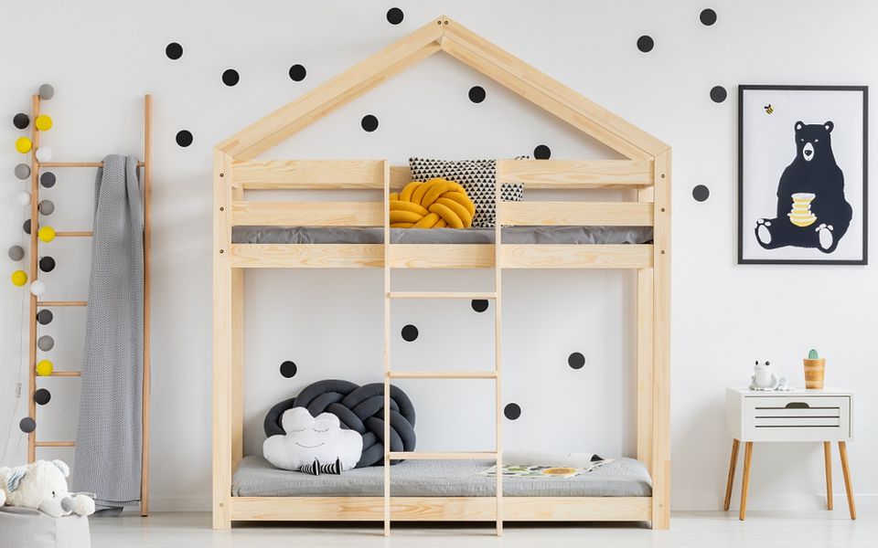 Adeko Kids Mila DMP bunk bed (size selection from 80x140cm to 80x200cm)