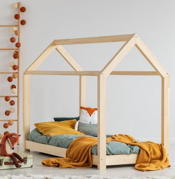 Adeko Kids Mila MM children's bed house 70x140cm or 70x160cm (size selection)