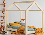 Adeko Kids Mila MM łóżko dziecięce domek (wybór rozmiaru od 80x140cm do 100x200cm) - Kliknij na obrazek aby go zamknąć