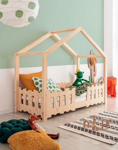 Adeko Kids Selo S łóżko dziecięce domek (wybór rozmiaru od 80x140cm do 80x200cm)