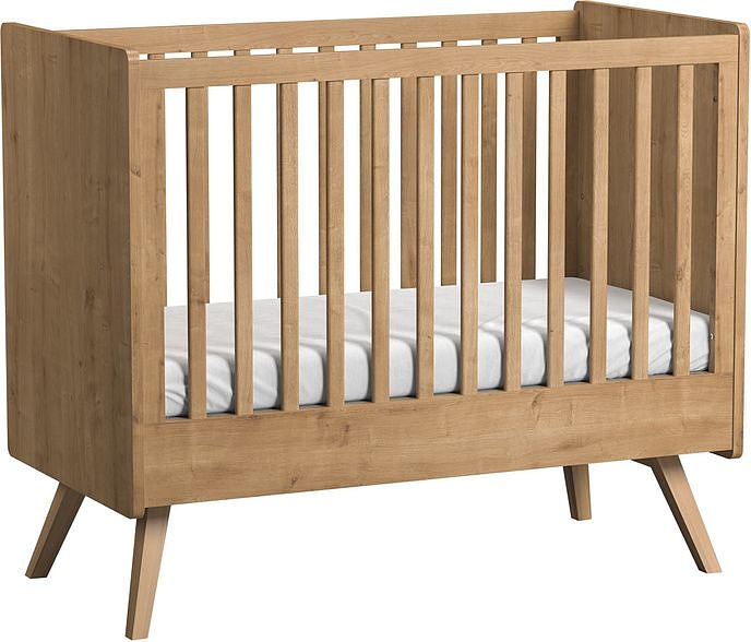 WYPRZEDAŻ! Baby Vox Vintage łóżeczko 120x60 cm dąb lite drewno z ekspozycji, złożone 24H