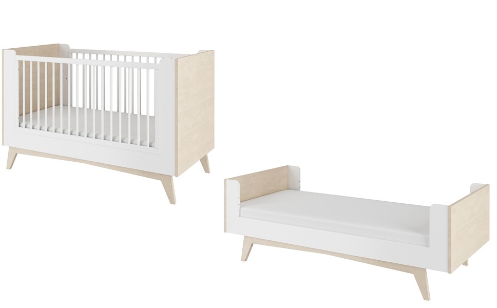Bellamy So Sixty cot convertible to junior bed 140-160x70