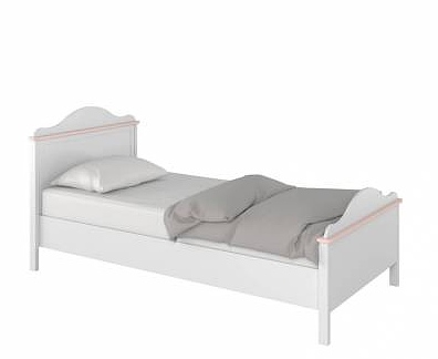 Lenart Luna łóżko 200x90 z materacem bonelowym LN-08